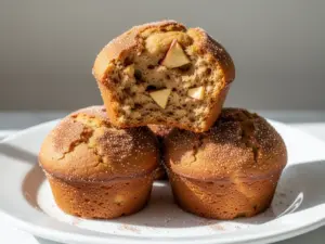 apple cider donut muffins - featured image