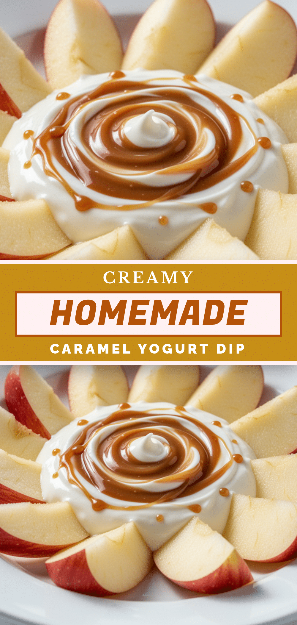 caramel yogurt dip recipe