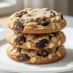 chewy oatmeal raisin cookies - featured image