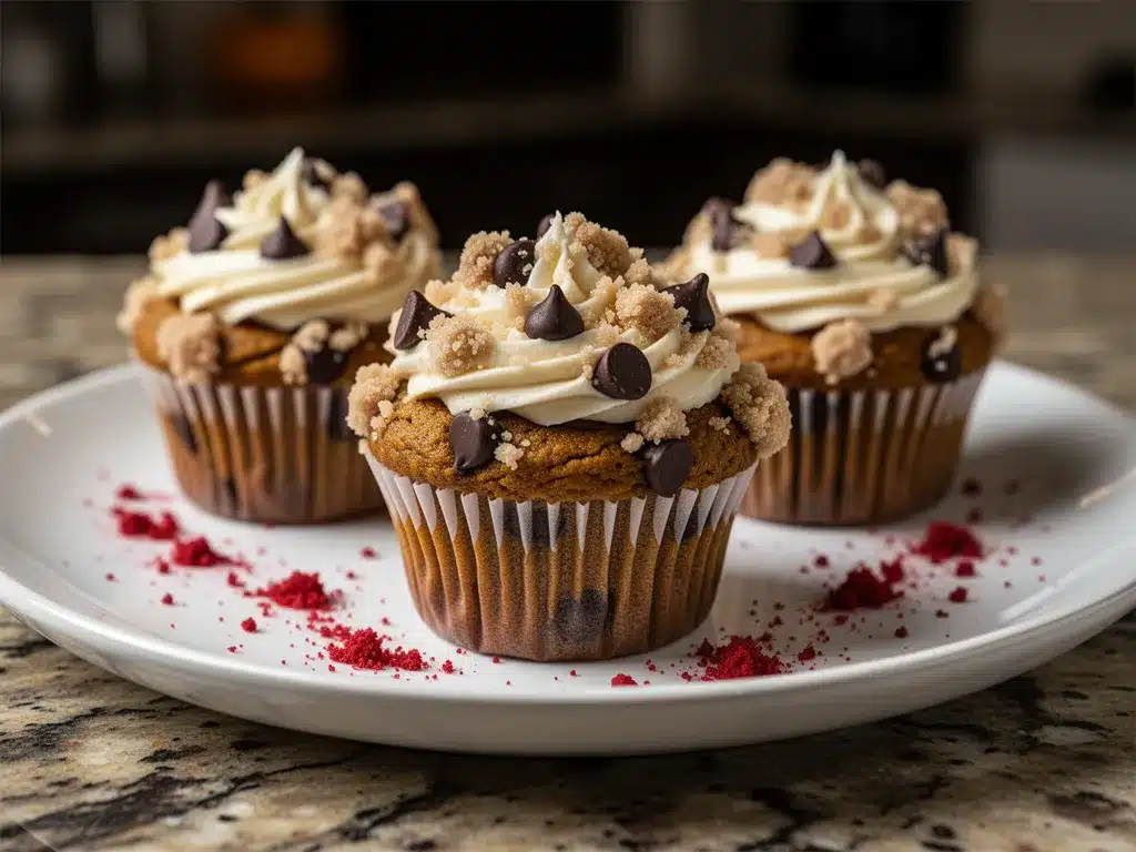 chocolate chip pumpkin muffins preparation steps