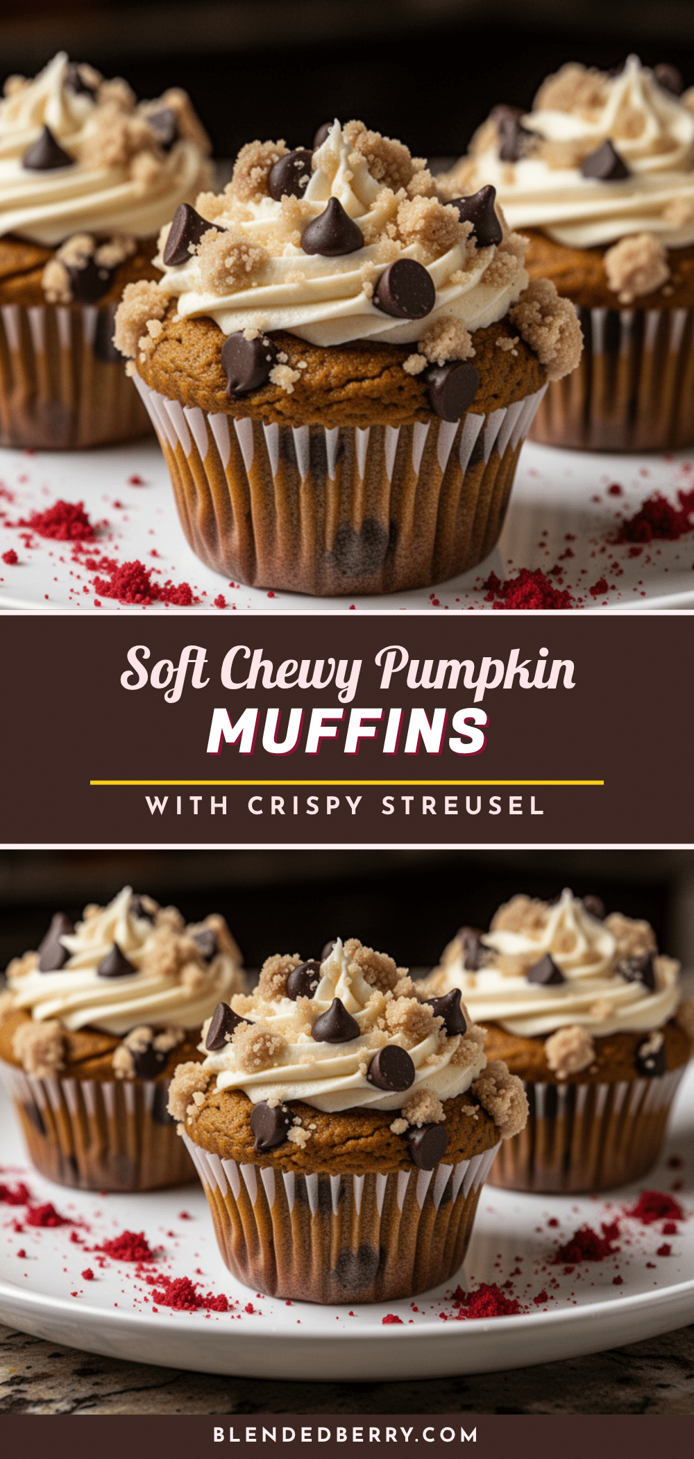 chocolate chip pumpkin muffins recipe
