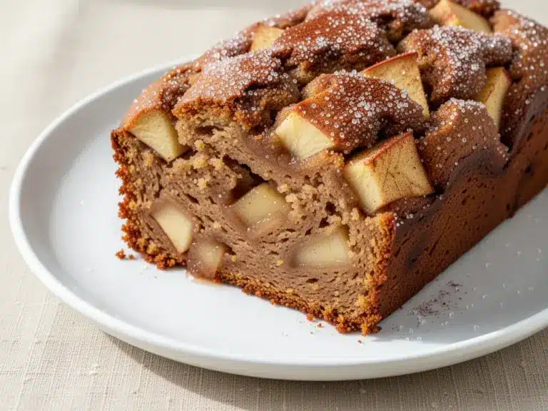 Cinnamon Sugar Apple Fritter Bread - featured image