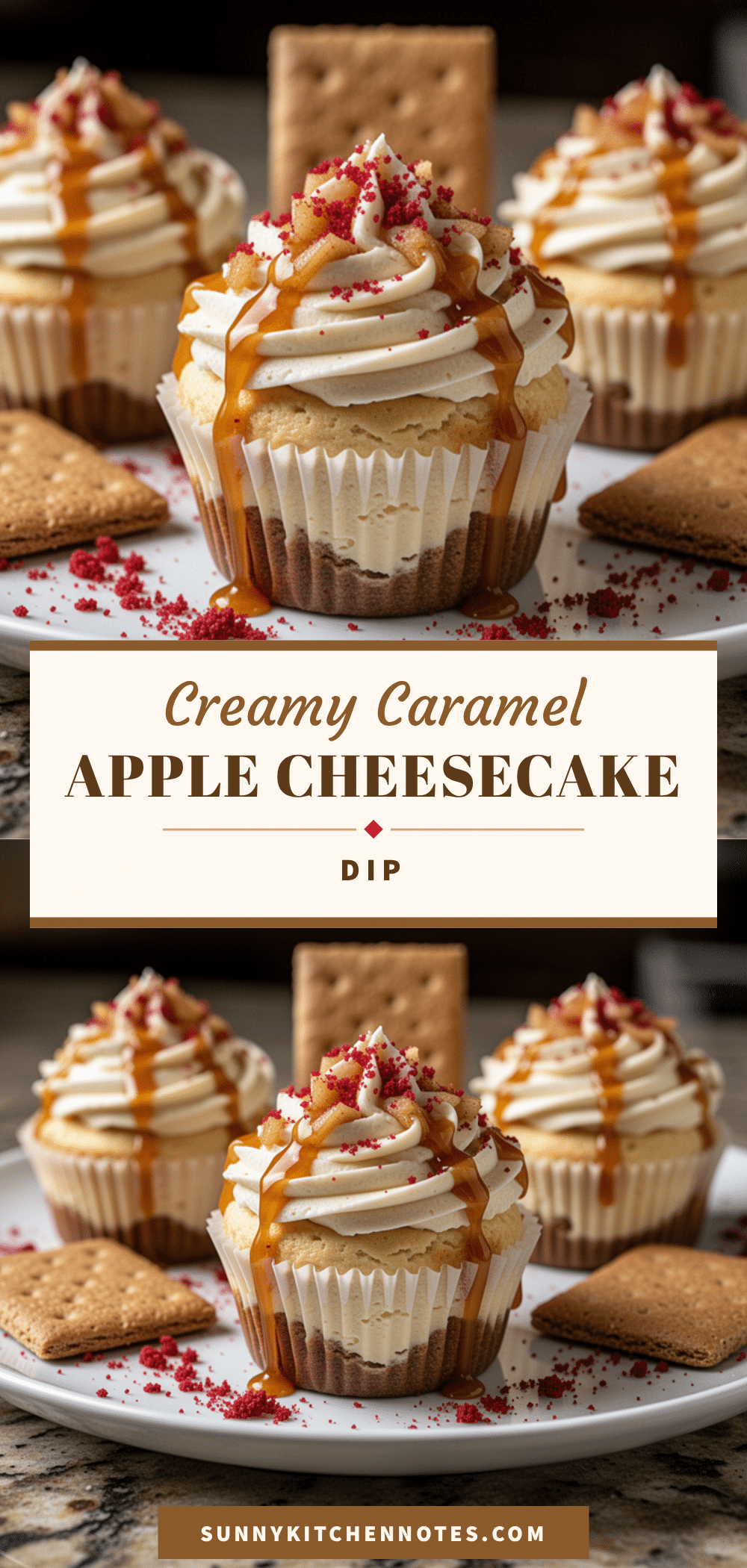 creamy caramel apple cheesecake dip recipe
