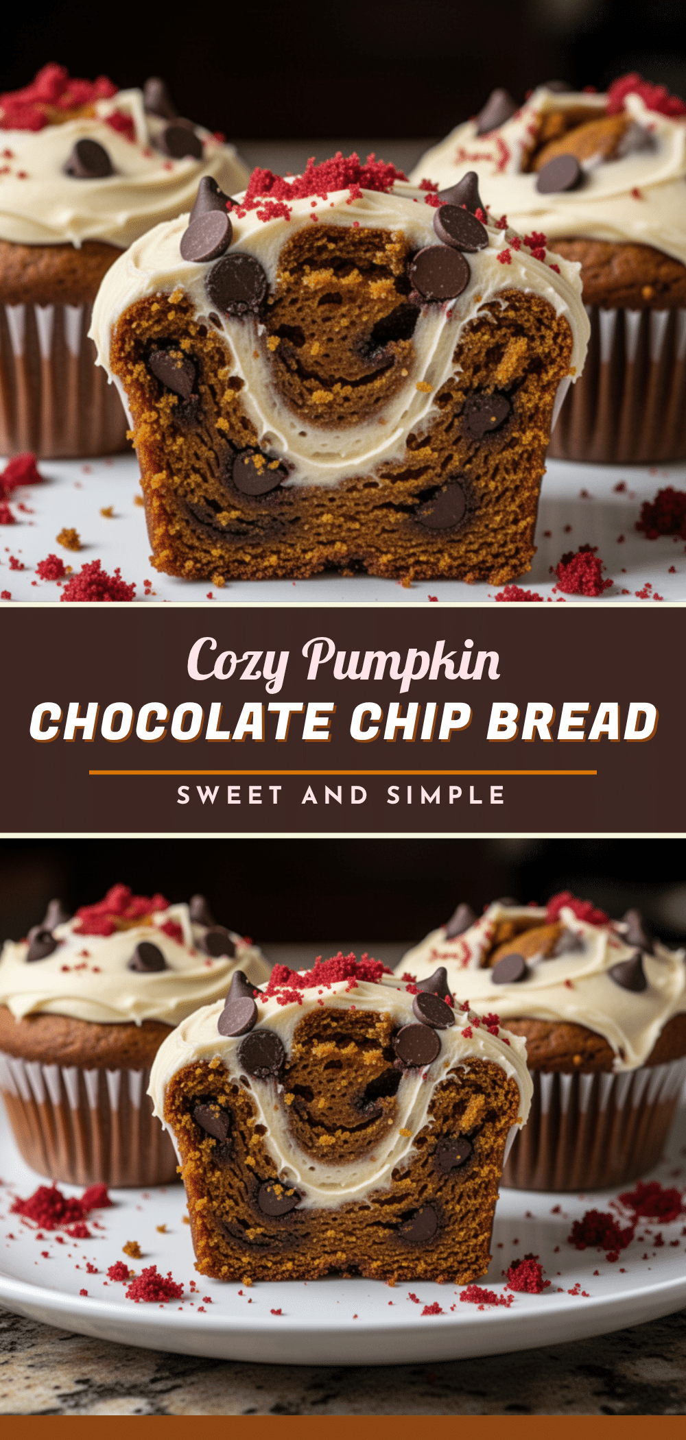 Creamy Pumpkin Chocolate Chip Bread recipe