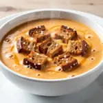 creamy slow cooker beer cheese soup - featured image