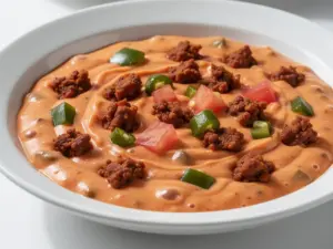 Creamy Smoked Queso Dip with Chorizo and Rotel - featured image