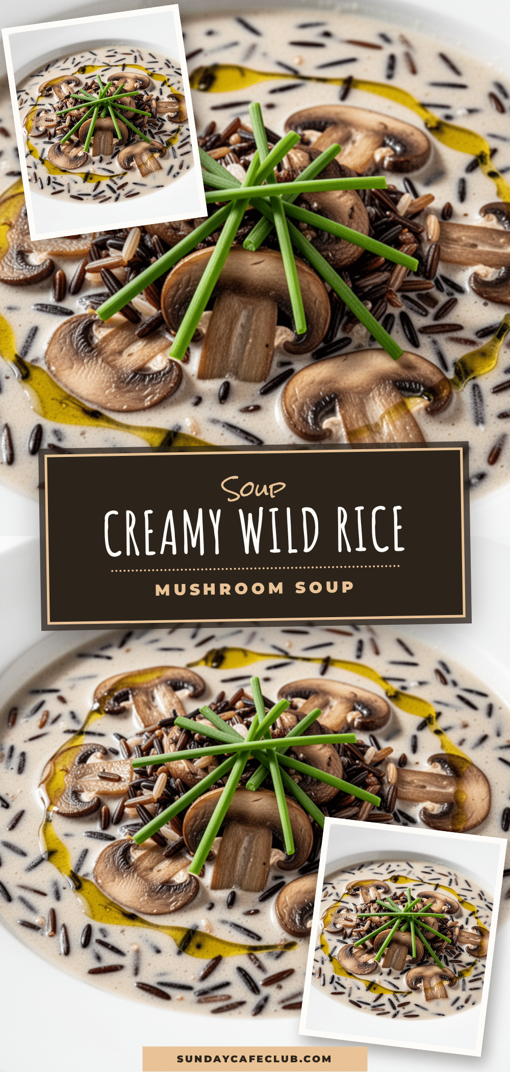 creamy wild rice and mushroom soup recipe
