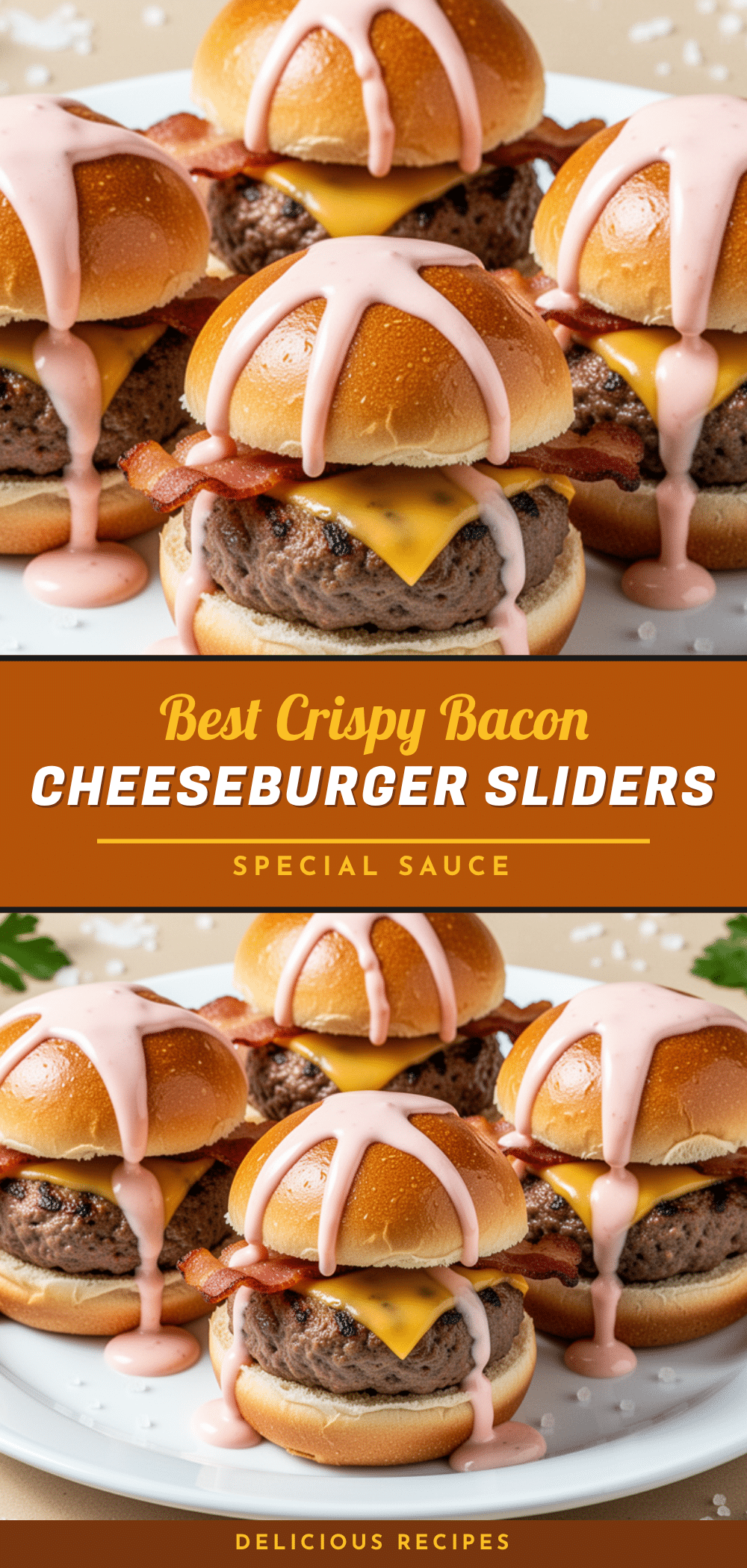 crispy bacon cheeseburger sliders recipe