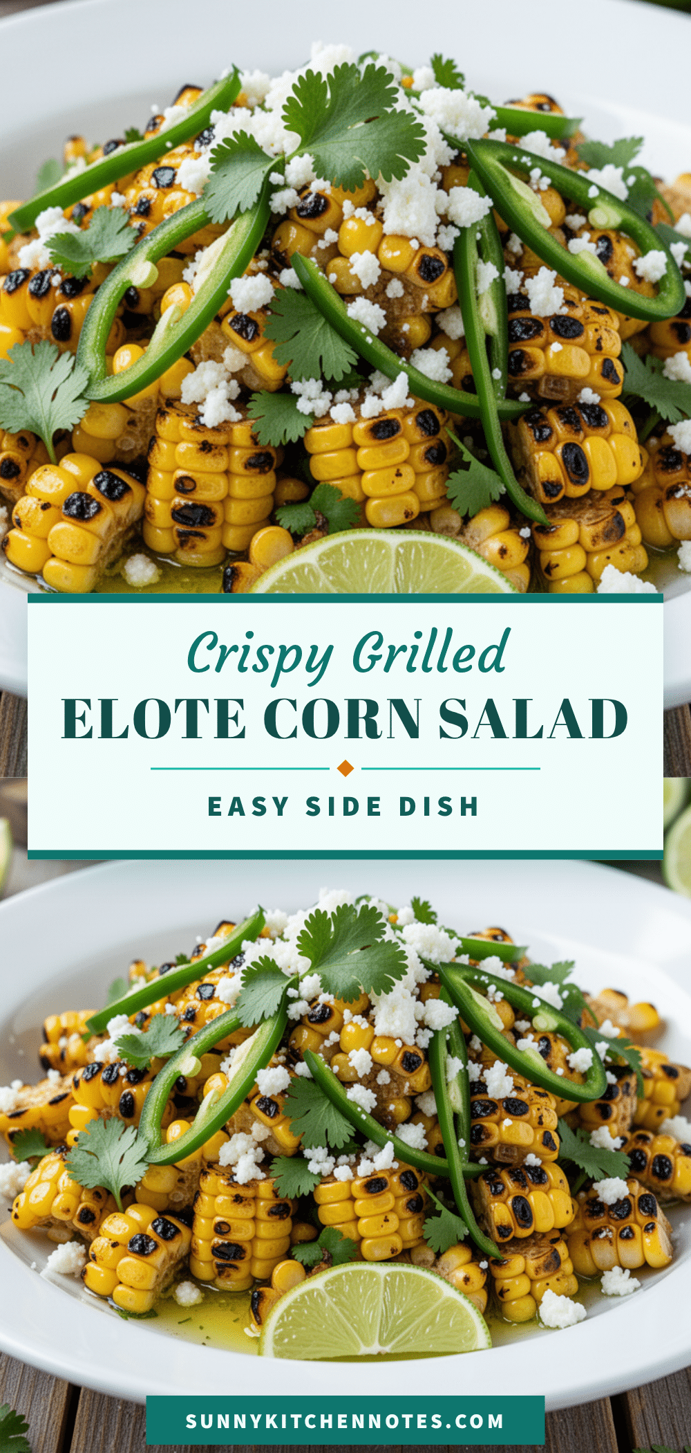 crispy grilled elote corn salad recipe