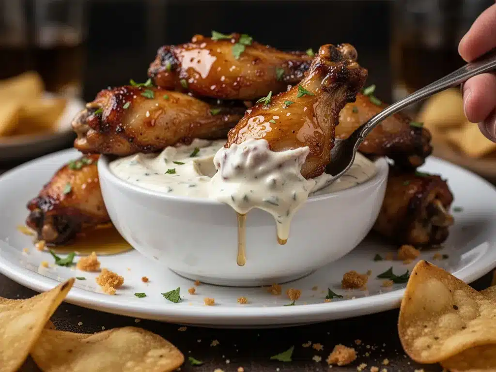crispy honey garlic baked chicken wings preparation steps