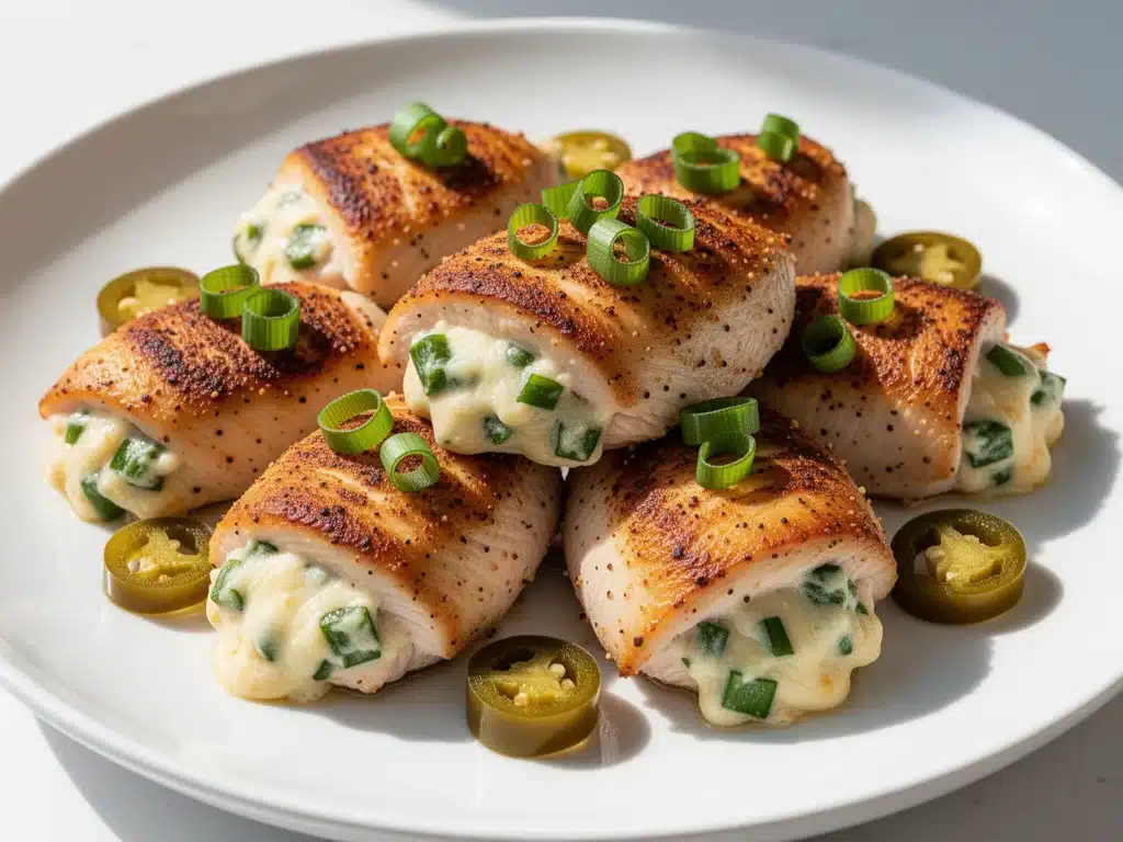 Crispy Jalapeño Popper Stuffed Chicken Bites - featured image