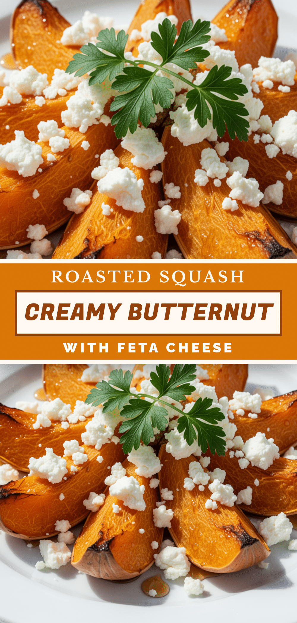 crispy maple roasted butternut squash with feta recipe