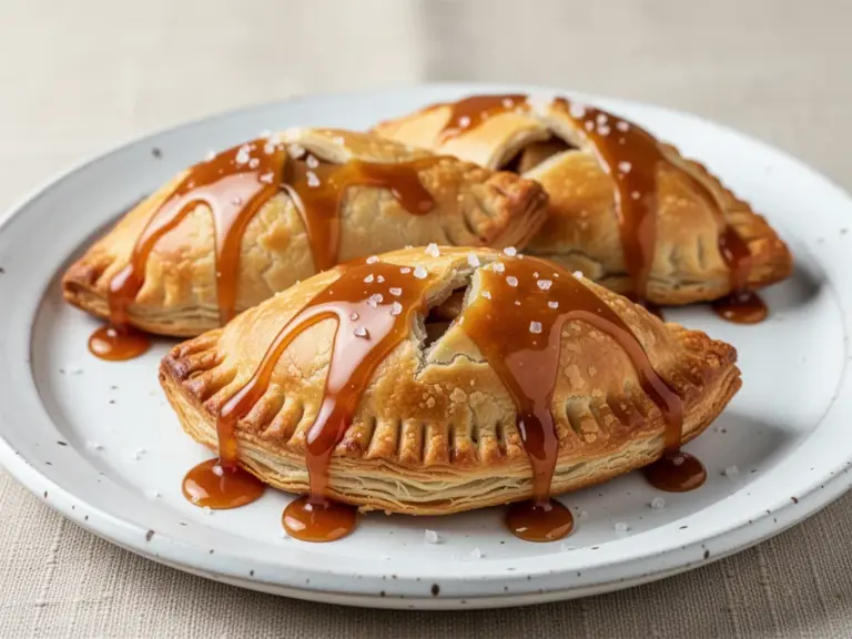 Crispy Salted Caramel Apple Hand Pies - featured image