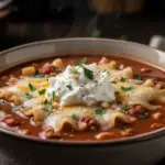 crockpot lasagna soup - featured image
