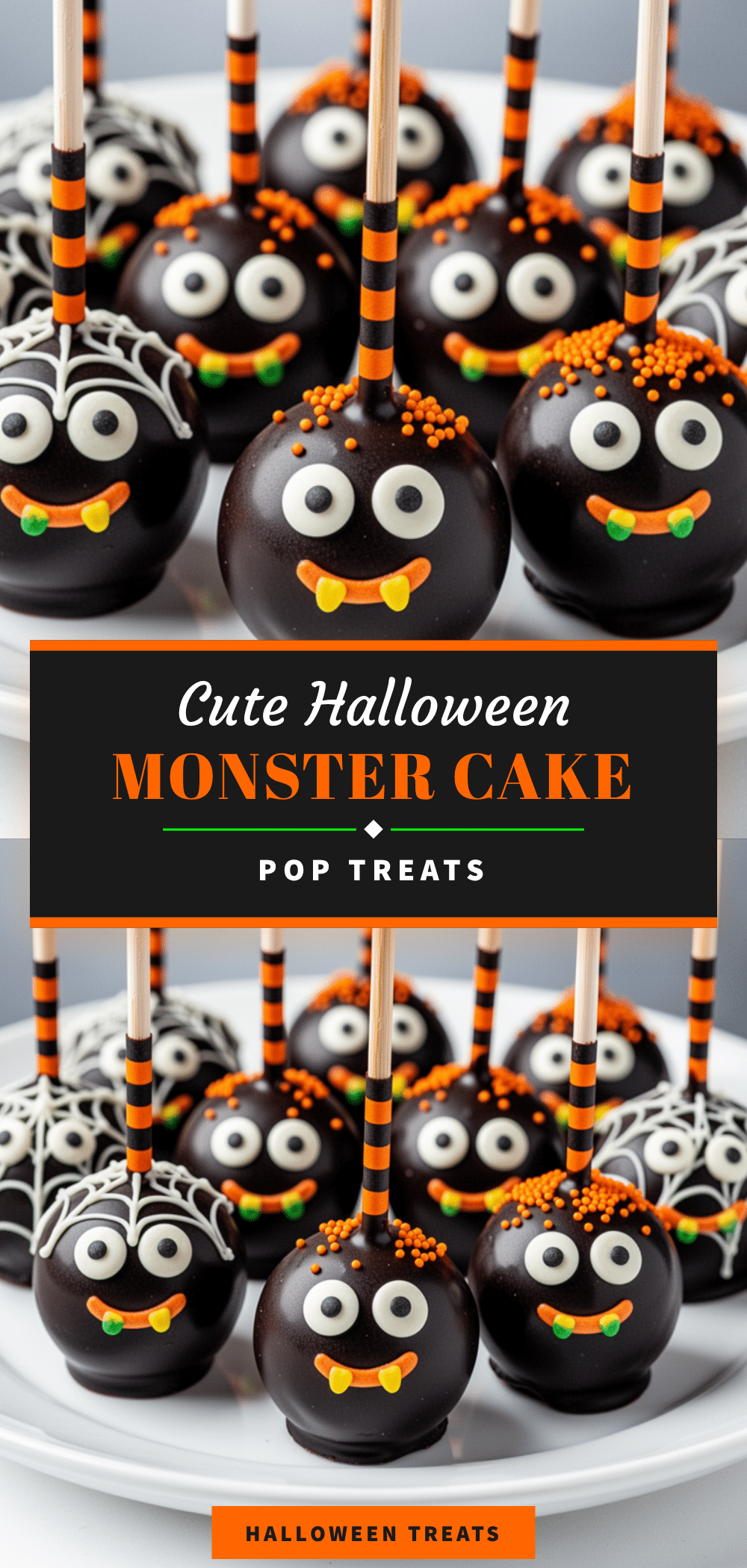 cute halloween monster cake pops recipe