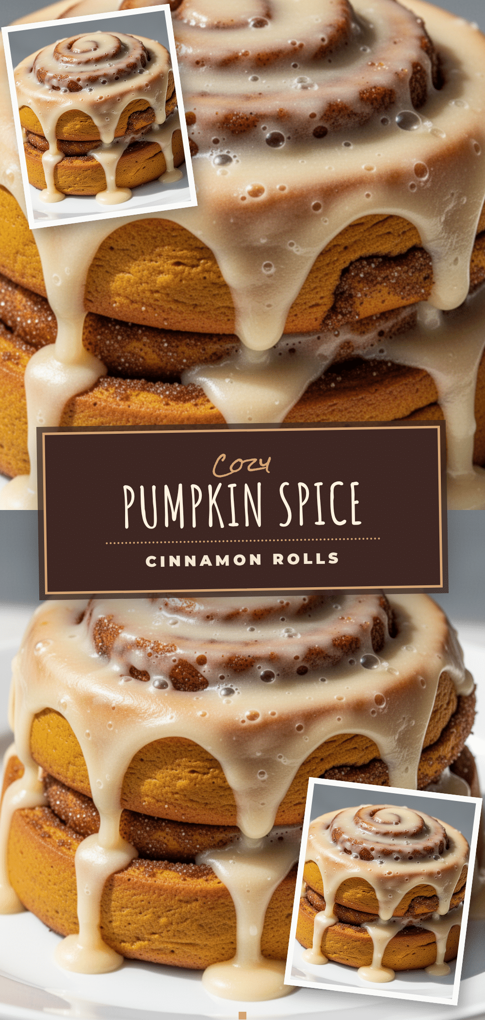 fluffy pumpkin spice cinnamon rolls recipe