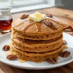 fluffy pumpkin spice pancakes - featured image
