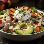 grilled peach and burrata salad - featured image
