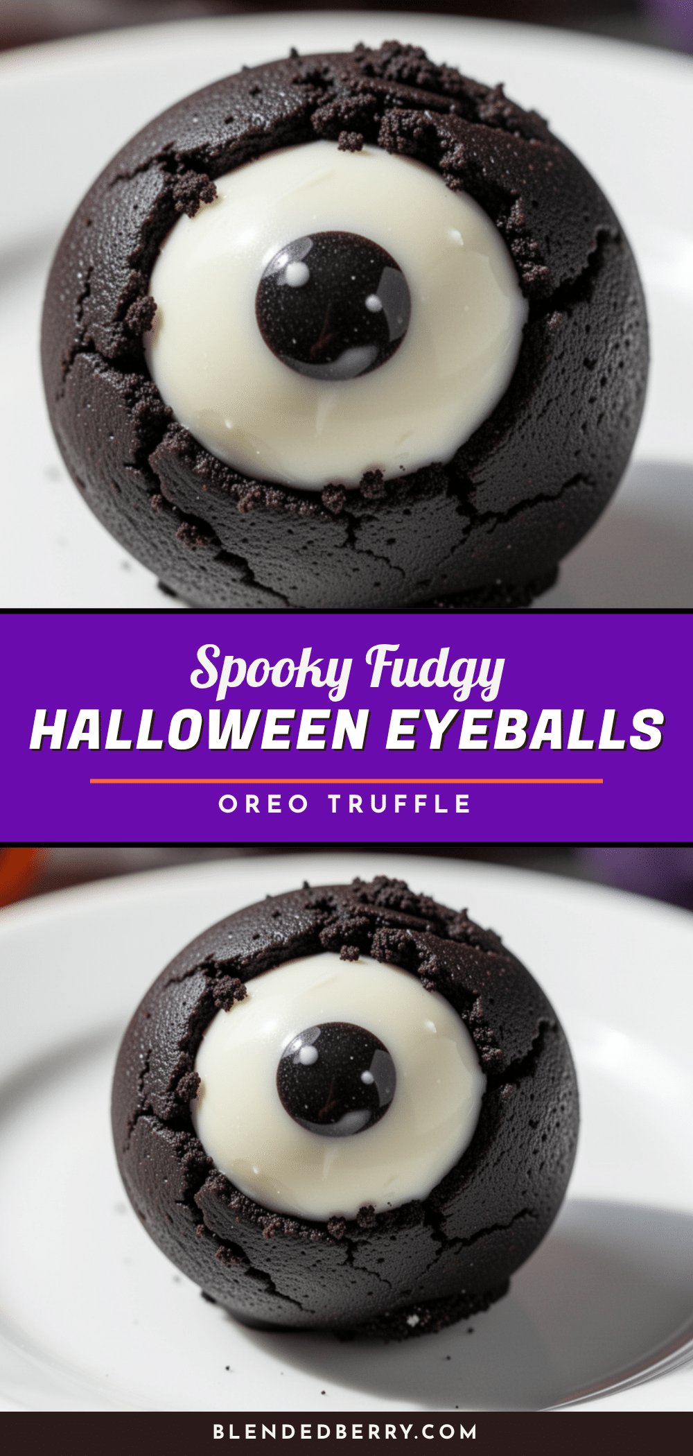 Halloween Oreo truffle eyeballs recipe