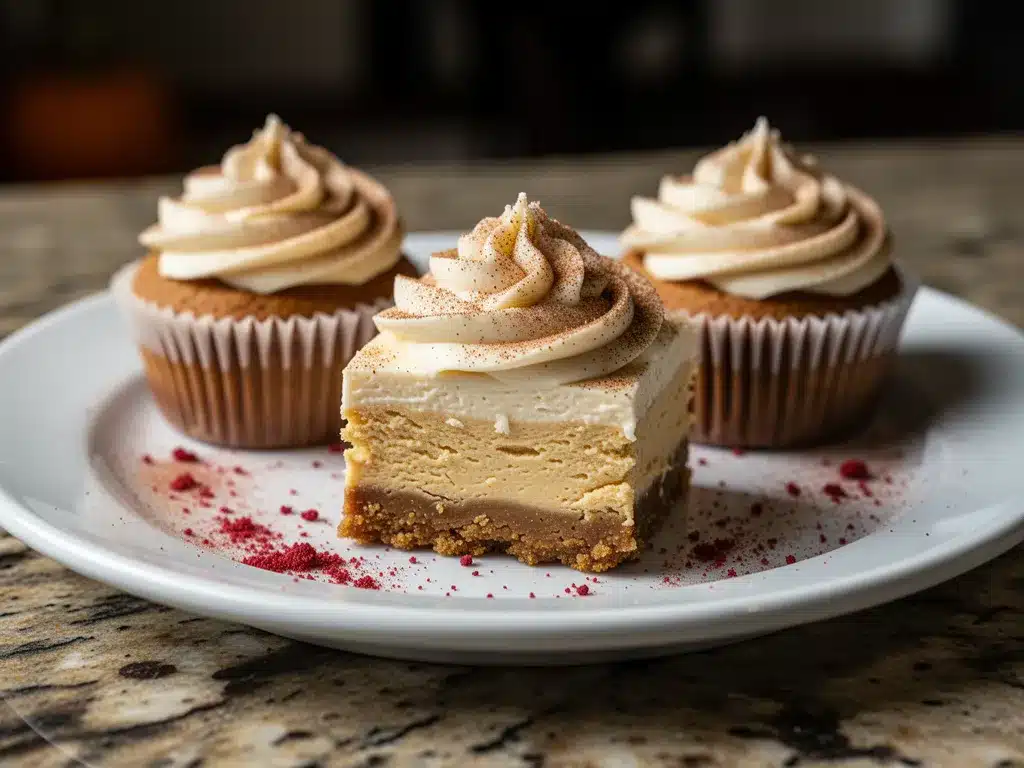 pumpkin spice snickerdoodle cheesecake bars preparation steps