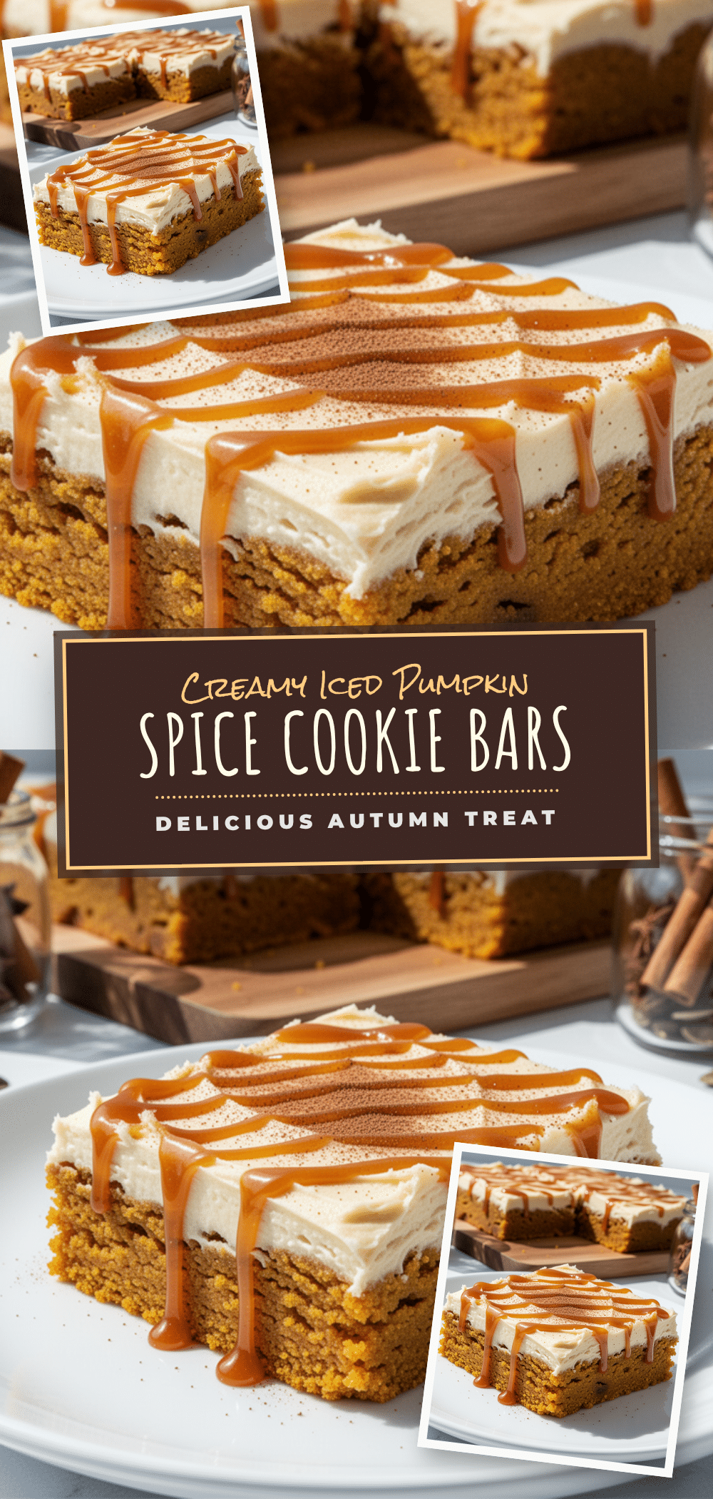 pumpkin spice sugar cookie bars recipe