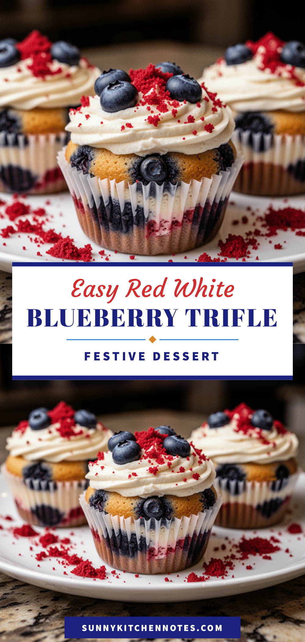 red white and blueberry trifle recipe