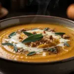 roasted butternut squash soup - featured image
