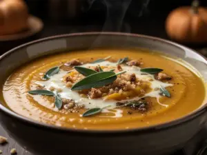 roasted butternut squash soup - featured image