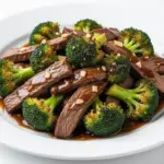 slow cooker beef and broccoli - featured image
