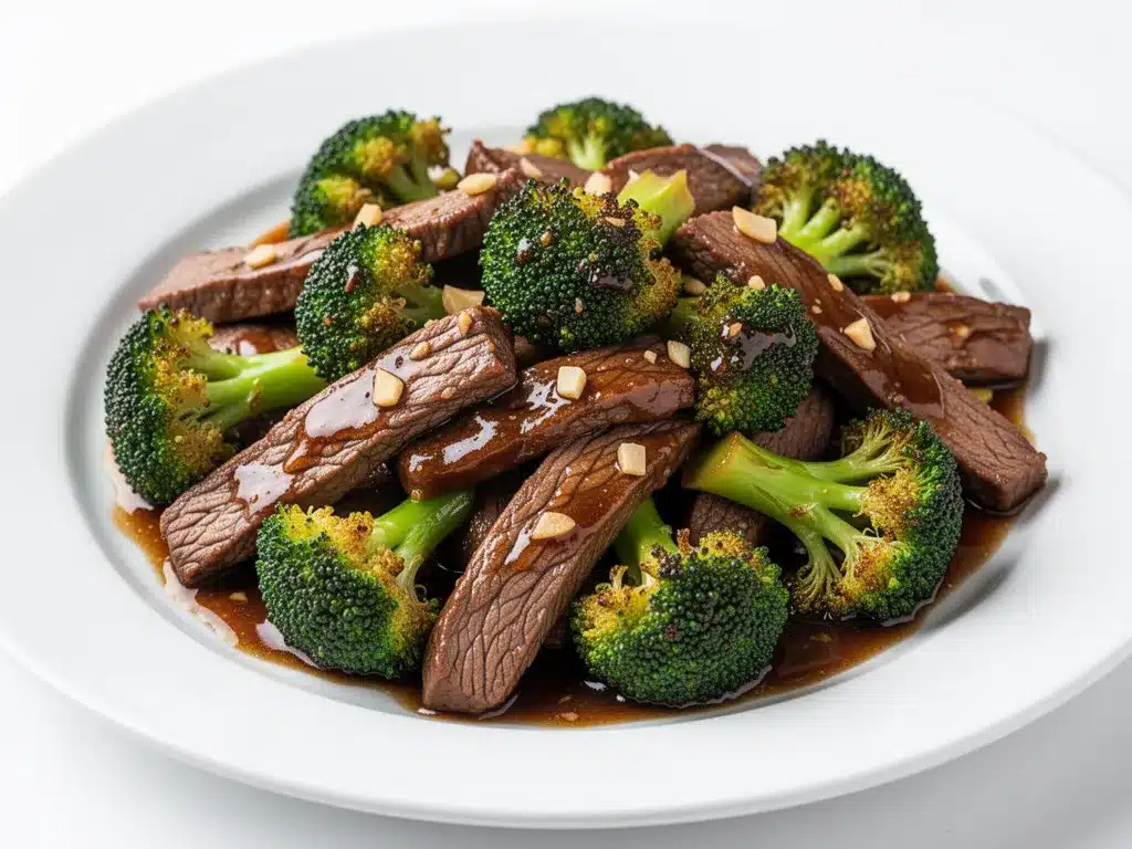 slow cooker beef and broccoli preparation steps